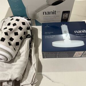 NWT Nanit Multi Stand Preowned Crib Sheet Breathing Band From Pet Friendly Home